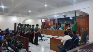 Keadilan Ditegakkan: 10 Prajurit TNI Divonis Penjara, Satu Dipecat dalam Kasus Penganiayaan Maut di Bali