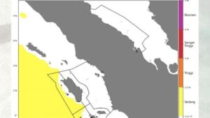 Peringatan Dini BMKG: Ancaman Gelombang Tinggi Hingga 2,5 Meter Mengintai Perairan Sumatera Utara